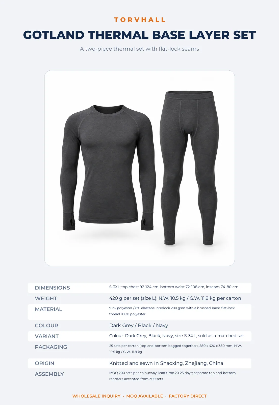 Gotland Thermal Base Layer Set - Image 9