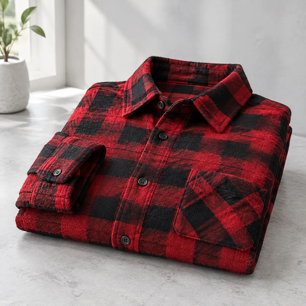 Kalmar Brushed Flannel Shirt - Image 6