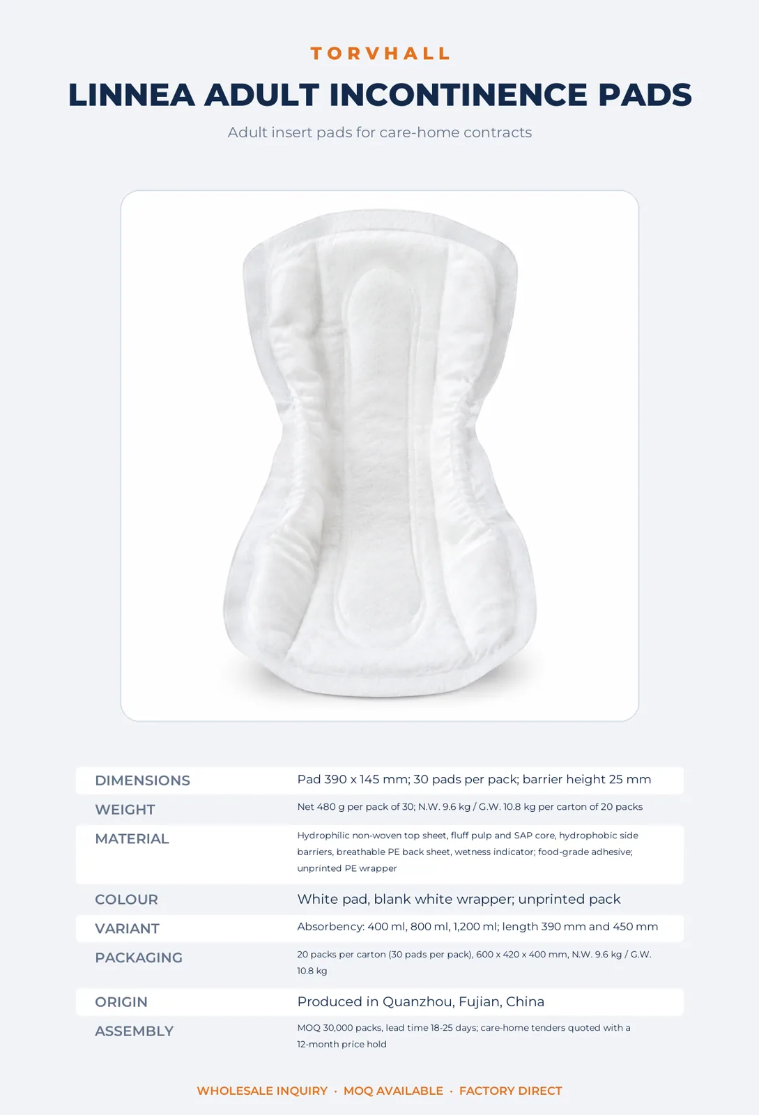 Linnea Adult Incontinence Pads - Image 9