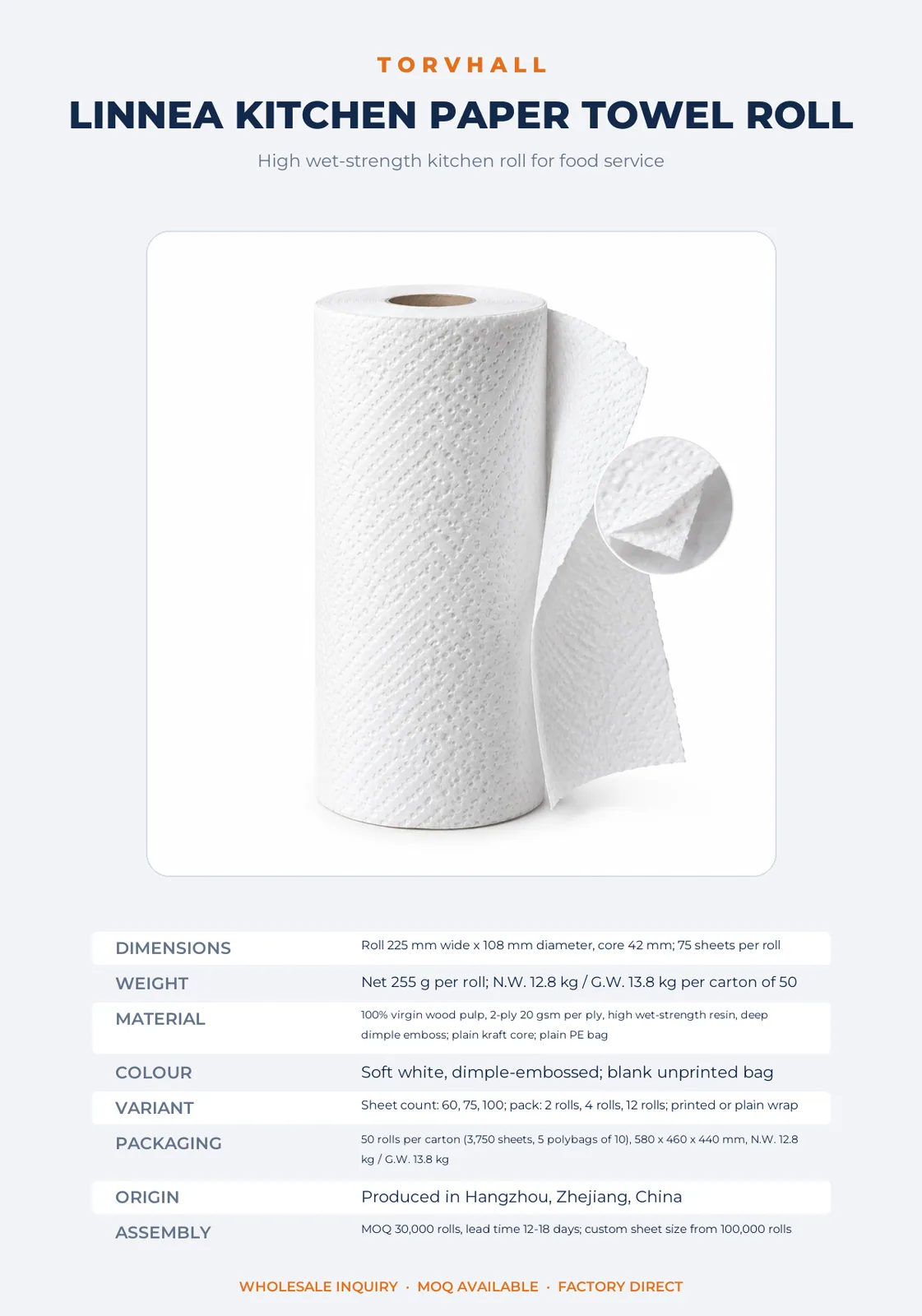 Linnea Kitchen Paper Towel Roll - Image 9
