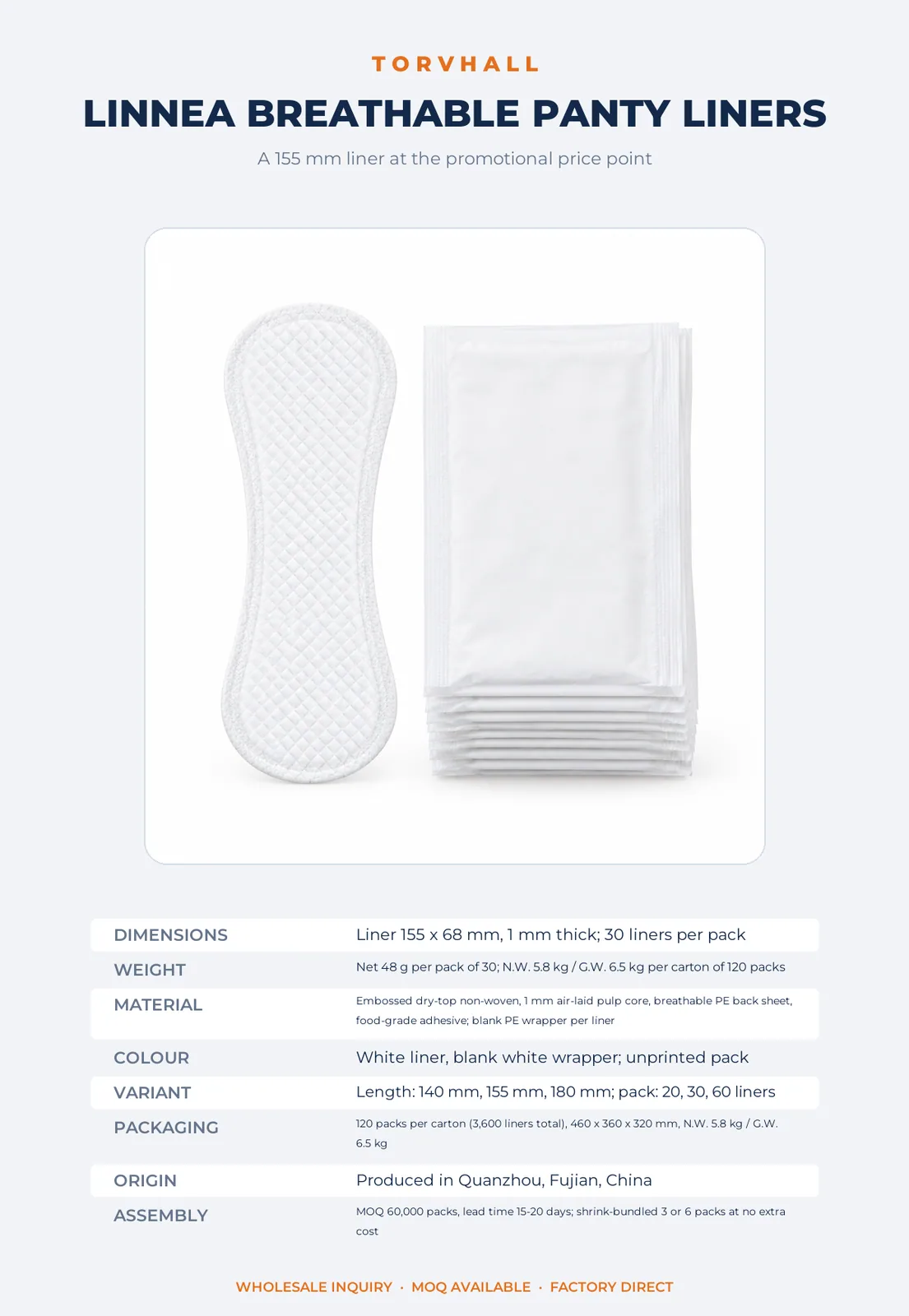 Linnea Breathable Panty Liners - Image 9