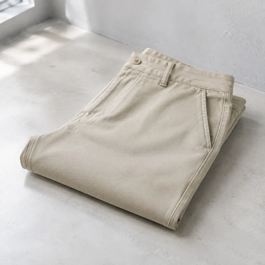 Stavanger Peached Cotton Chino - Image 7