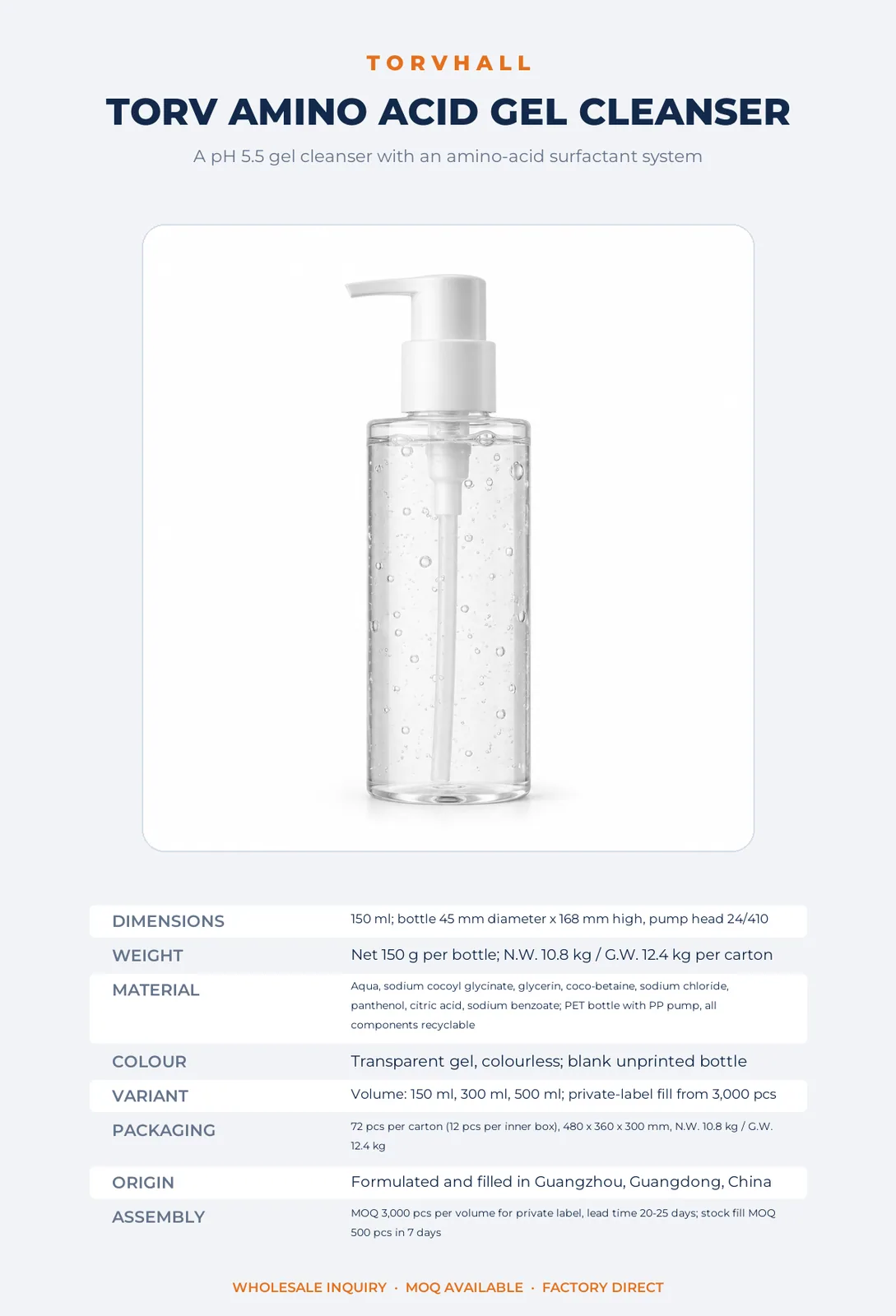 Torv Amino Acid Gel Cleanser - Image 9