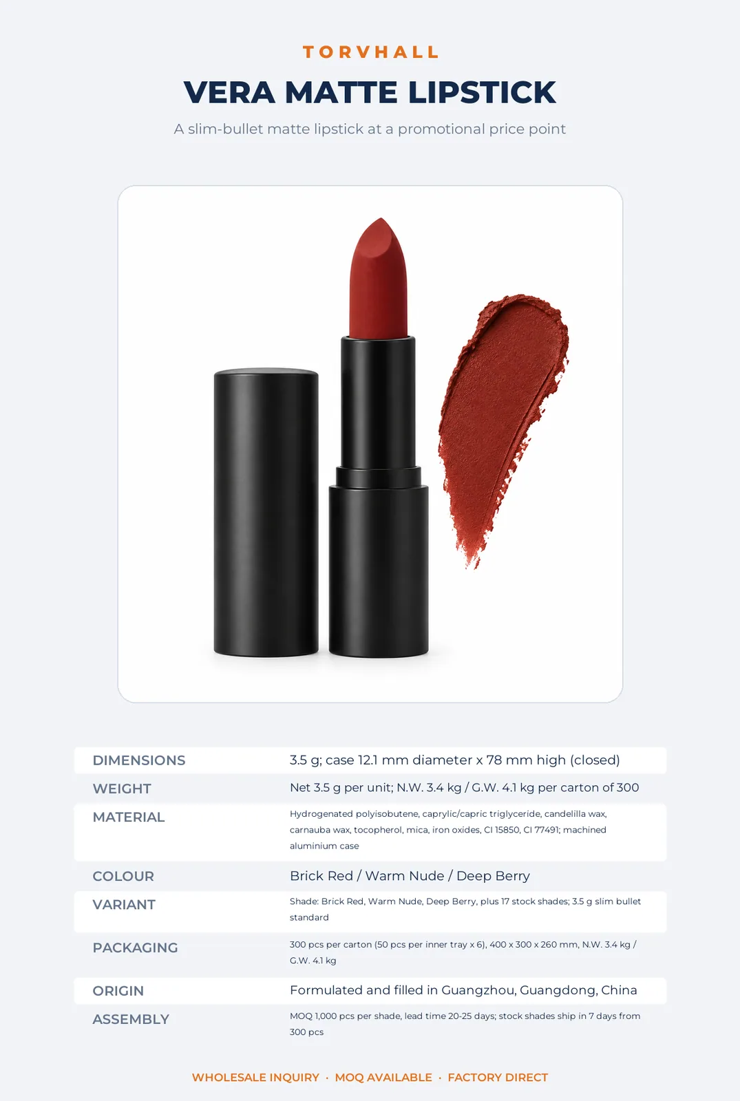 Vera Matte Lipstick - Image 9